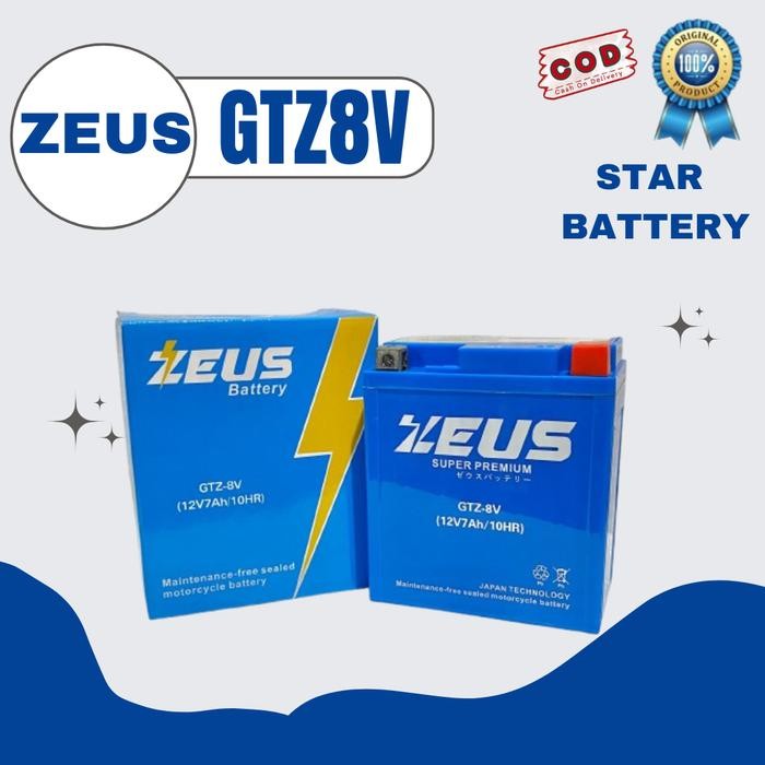 Aki Motor Kawasaki Klx 150 Gtz8V/Ztz-8V Aki Gel Aki Kering Zeus High Spec