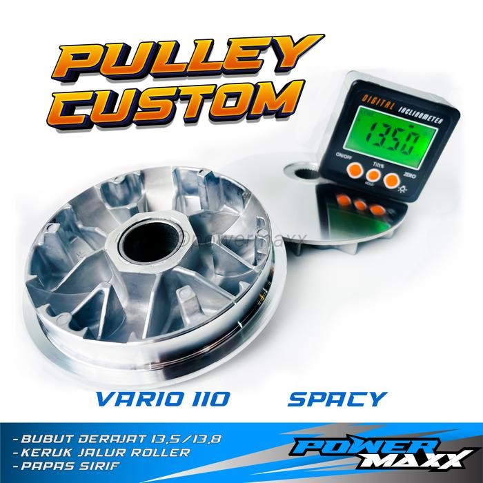 Rumah Roller Kipas Pulley Custom Vario 110 Spacy - Karbu Fi Bubut Racing Modifikasi Custom Original
