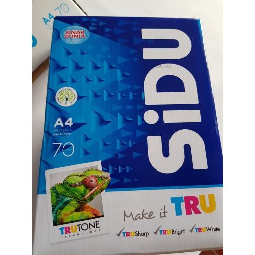 

NEW PRODUK SIDU 70G A4 KERTAS FOTOCOPY KERTAS PRINT WARUNG ARA67