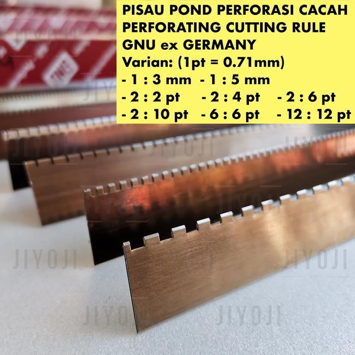 

TERMURAH Pisau Pond Perforasi Cacah GNU ex. Germany Perforating Cutting Rule READY STOCK