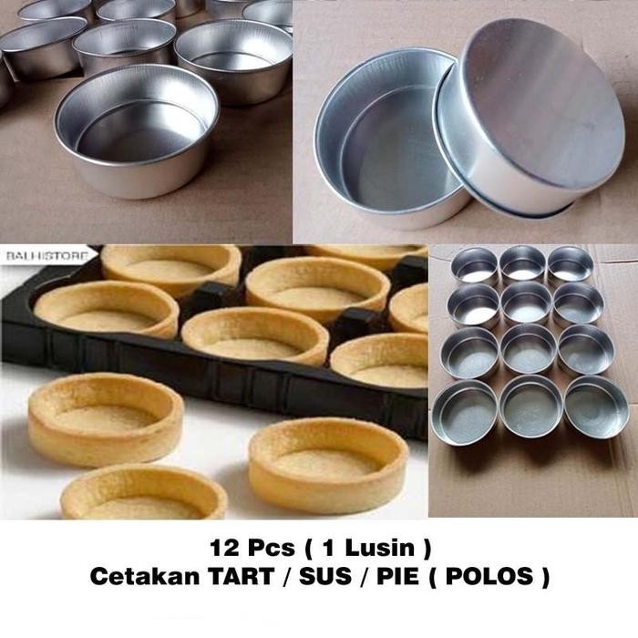isi 12 PCS Cetakan Tart let / Cetakan Tart Mini / Cetakan Pie Mini