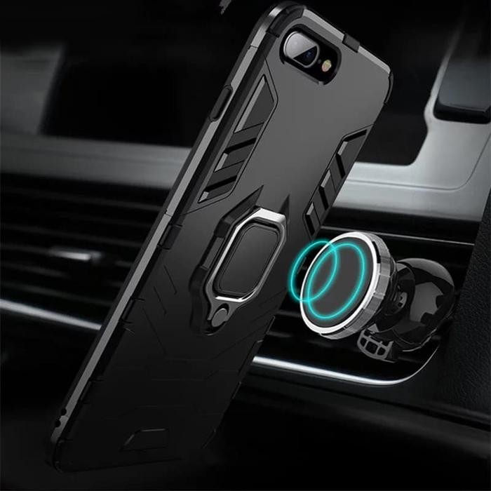 MAGNETIC CASE OPPO A1K / REALME C2 PRO CASING ROBOT IRON PELINDUNG HP