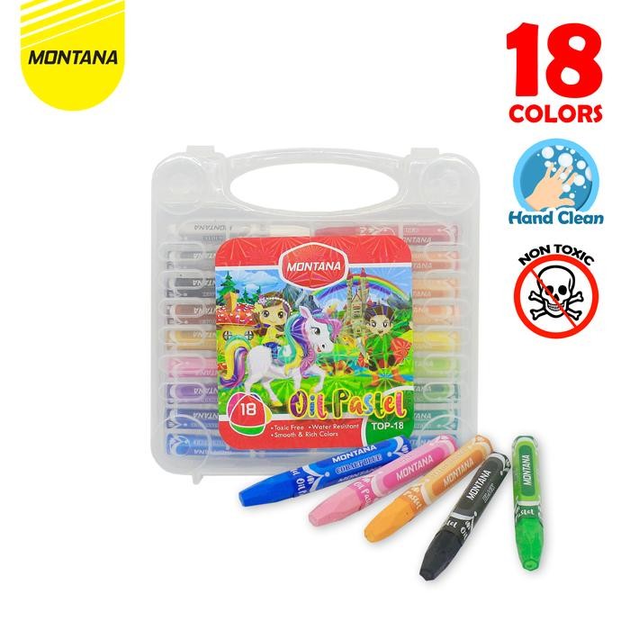 

Pilihan- Montana Oil Pastel Krayon Minyak 18 Warna Water Resistant Alat Mewarnai Top-18