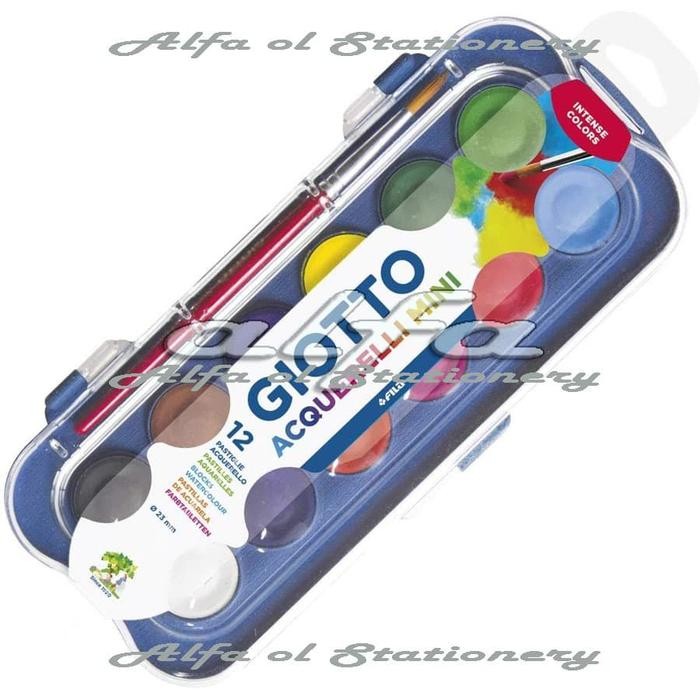 

Pilihan- Giotto Acquerelli Mini 12 Colors Water Color Watercolour Cat Air