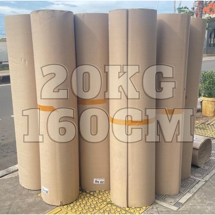 

Pilihan- Karton Lembar / Single Face 160Cm X 20 Kg (Per Roll @20Kg)