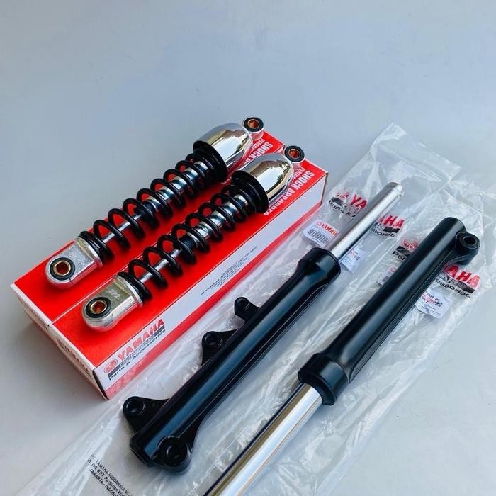 As Shock Depan Tabung + Shockbreaker Belakang Yamaha Jupiter Z New Jupiter z Robot / Jupiter Z1