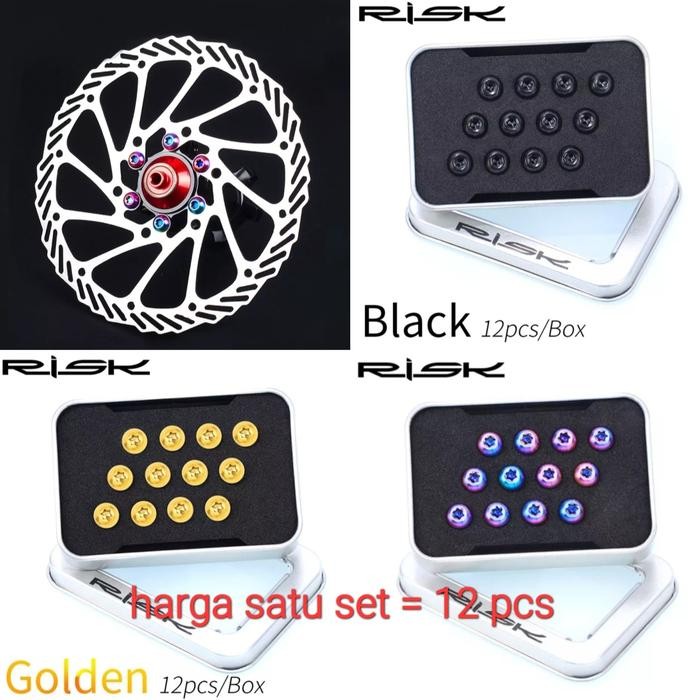 Baut Rotor Titanium - Titanium Bolt Rotor - Baut rotor sepeda