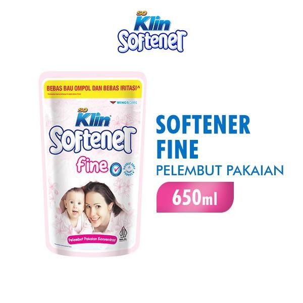Soklin Softener Fine Pelembut Pakaian 650Ml