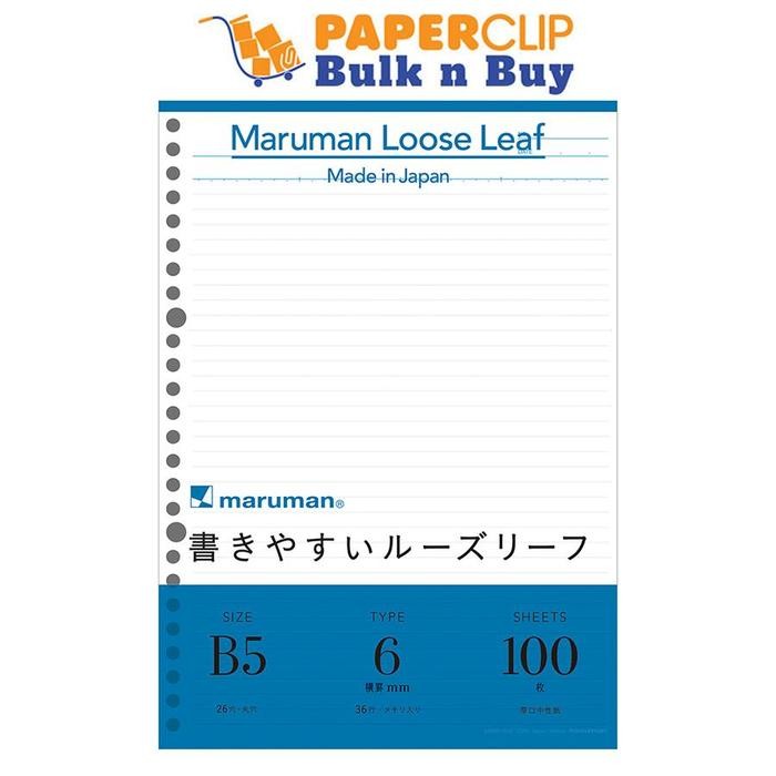 

LOOSE LEAF B5 MARUMAN L1201H 100S GENERAL