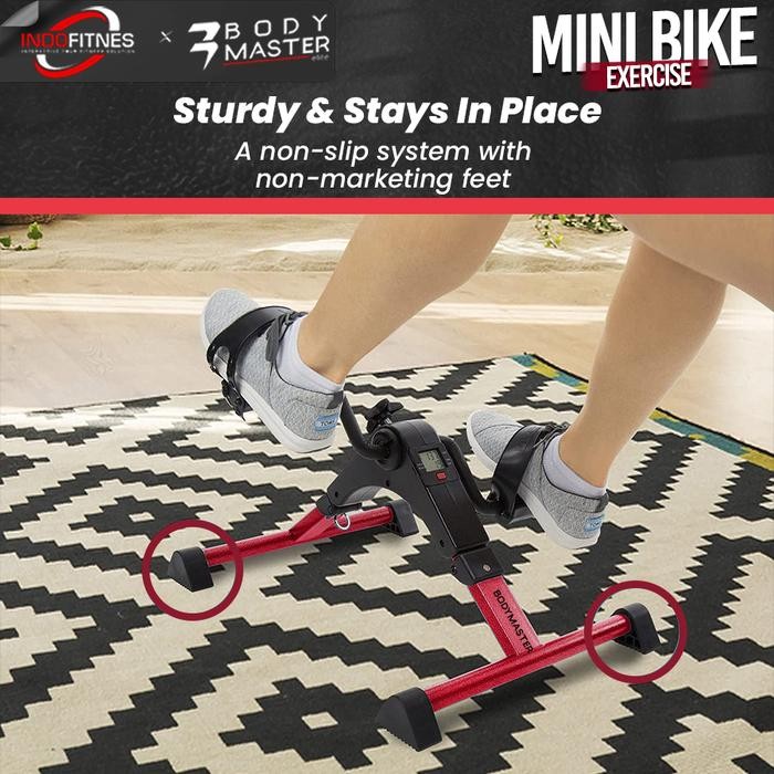 BODYMASTER SEPEDA STATIS MINI BIKE -TERAPI KAKI TANGAN STROKE LANSIA