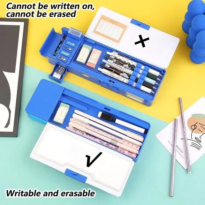 

TEMPAT PENSIL MULTIFUNGSI YANG LUCU DENGAN RAUTAN PENSIL YANG LUCU - TEMPAT PENSIL SISWA SEKOLAH