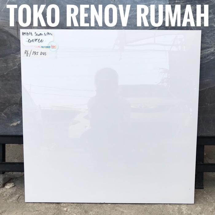 Granit 60X60 Putih Polos (Glossy)/ Granit Putih Polos/Granit Ikad Swan