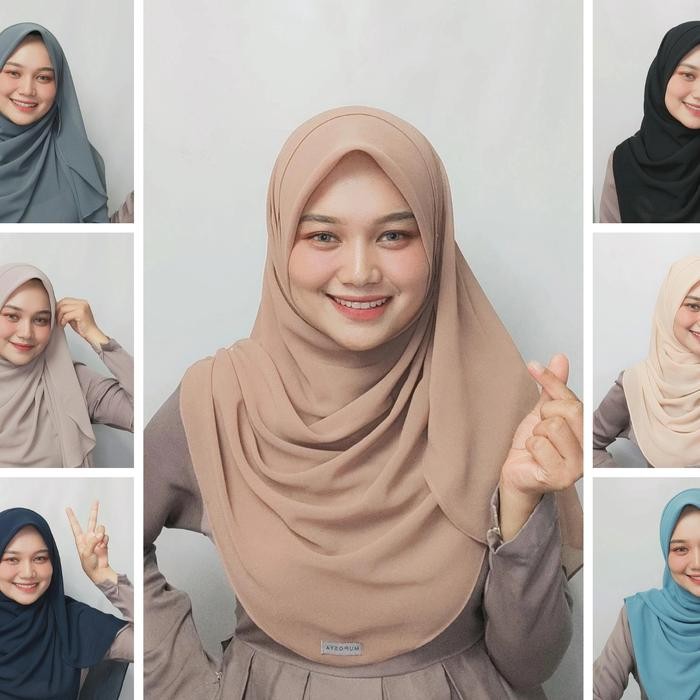 ASLI Malaysian Square Muposya Hijab Malaysia, Muposya Shawl READY STOCK