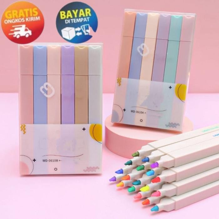 

KP208 - STABILO PASTEL STABILLO WARNA STABILO 1 SET ISI 6 STABILO HIGHLIGHTER MULTICOLOR STATIONARY