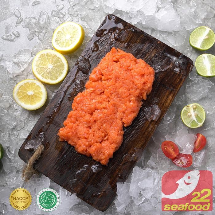 

Pilihan- Ikan Salmon / Mince Meat 500 Gr / Salmon Daging Halus / Seafood 22