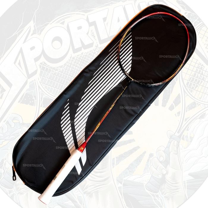 Raket Badminton Li-Ning / LiNing Windstorm 72 Black Red (New)