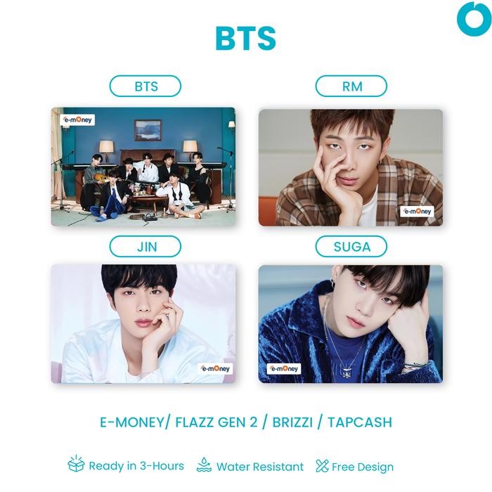 Pilihan- Kartu Flazz Bca Gen 2 Bts Be Flazz Card Bts Army Kpop Idol Bangtan