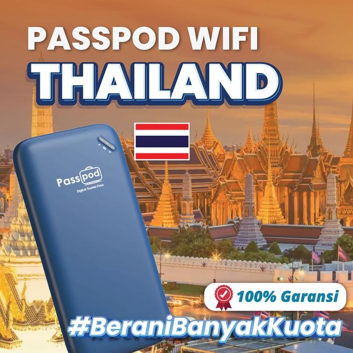 Pilihan- Passpod Data Travel Modem Wifi Thailand Unlimited