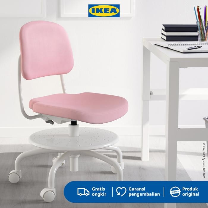 IKEA VIMUND Kursi Belajar Anak Pink Furniture