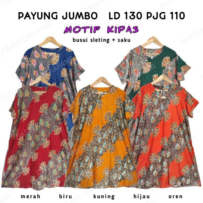 DASTER PAYUNG JUMBO LD 130 DASTER BATIK JUMBO BUMIL BUSUI KATUN