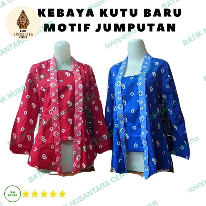 Baju kebaya jumputan kutu baru kartini baju adat jawa & angkin instan