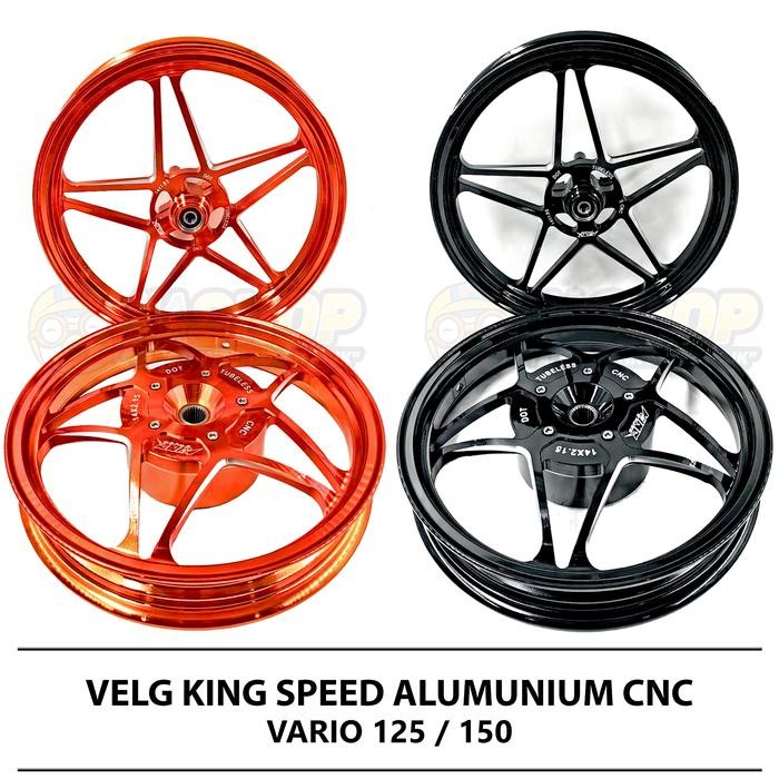 Velg King Speed Bintang Vario 125 / 150 Kingspeed Aluminium Cnc