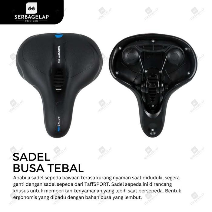 Sadel Sepeda Big Size Busa Besar Empuk Mtb / Bmx / Lipat / Onthel