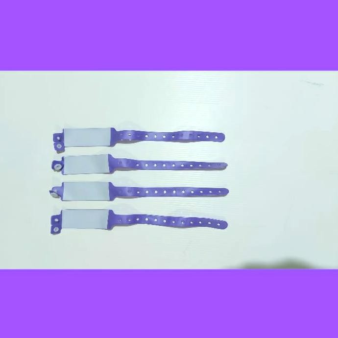 Ready ID BAND UNGU / GELANG PASIEN UNGU