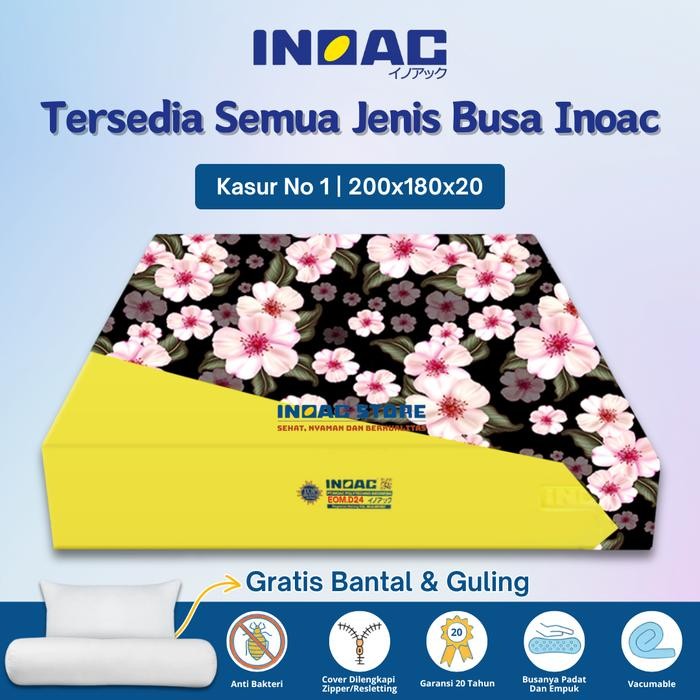 (200X180X20) Kasur Busa Inoac No.1 Tebal 20 Cm 20 Tahun