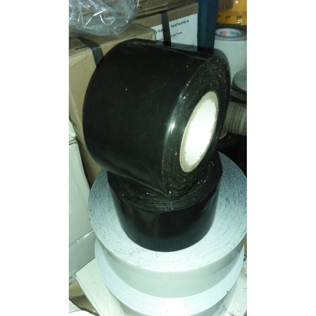 

Lakban Bungkus Pipa Tape 4"X100 Fit-Isolasi Pipa Gas Dalam Tanah