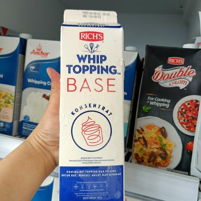 

WHIP TOPPING BASE RICHS