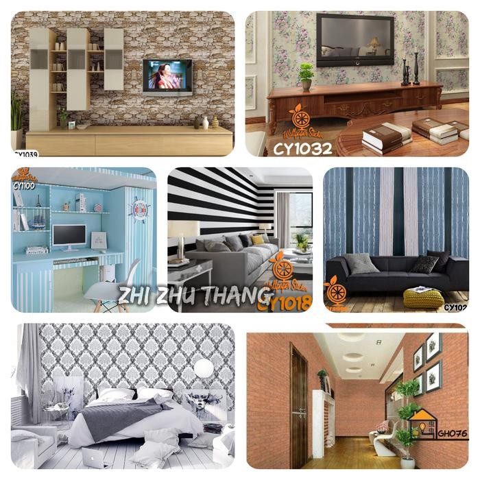 Pilihan- Wallpaper Dinding Kamar Pvc Stiker Dinding Kamar Serbaguna