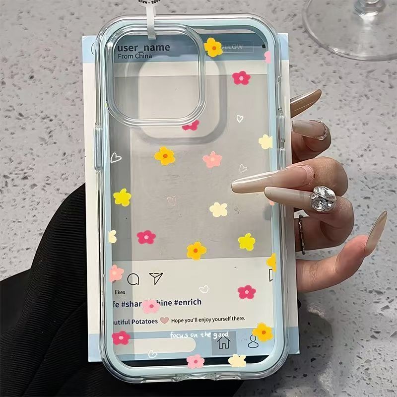 Soft Bentuk Hati Bunga Clear Case Redmi 15 13 13X 13C 14C 15C 12C 9 9A 9T 12 5G 10C A3 A5 10A Tk6 Lu