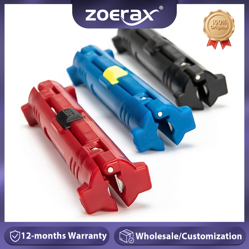 IMPORT ZoeRax Wire Stripper Pen network cable Tools Wire Cable Cutter Rotary Coaxial Wire Stripping