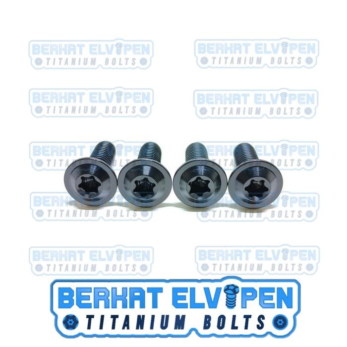 Paket Baut Titanium Piring Cakram Beat Scoopy Genio Vario 160 Pcx 150