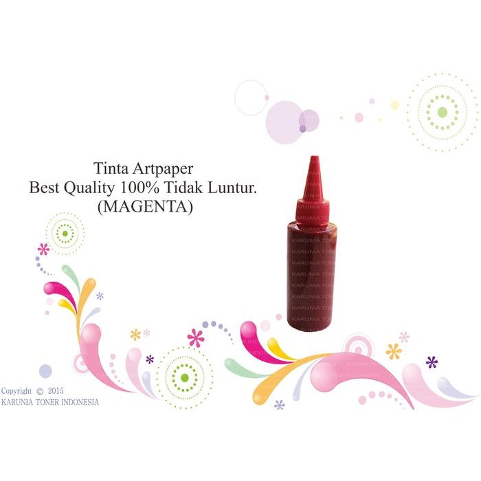

OJ Tinta Artpaper Best Quality 100% Tidak Luntur. (MAGENTA)