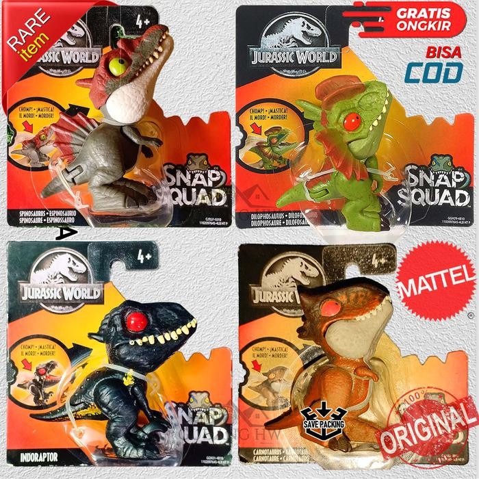 DINO SNAP SQUAD SET-mainan dino mainan dinosaurus