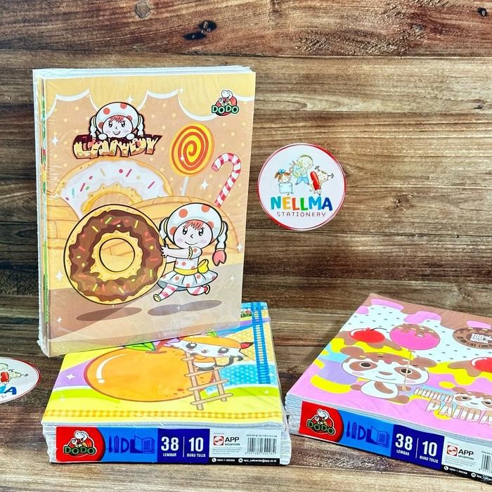 

New Buku Tulis 38 Lembar Dodo isi 10 Buku tulis Ekonomis Paper