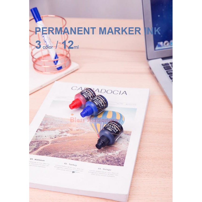 

New Deli Isi tinta Spidol Permanen / Permanent Marker Ink Refill (ES632)