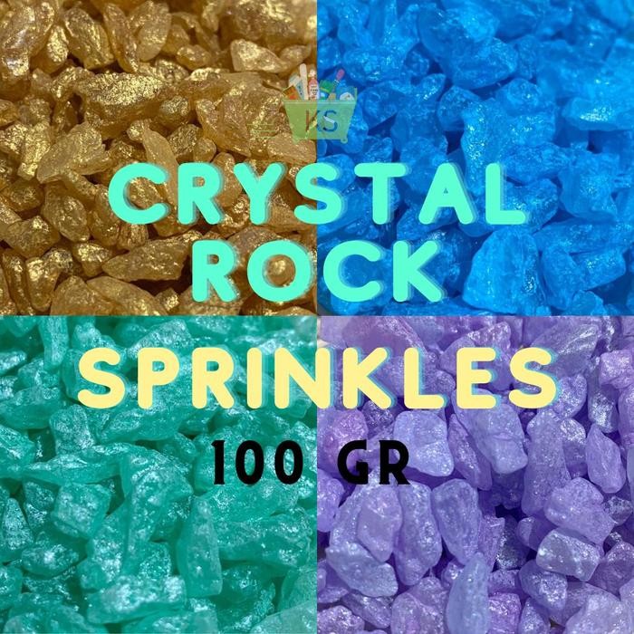 

Stok Baru CRYSTAL ROCK SPRINKLES 100 GR DEKORASI TRIMIT GULA EDIBLE KRISTAL ROCK