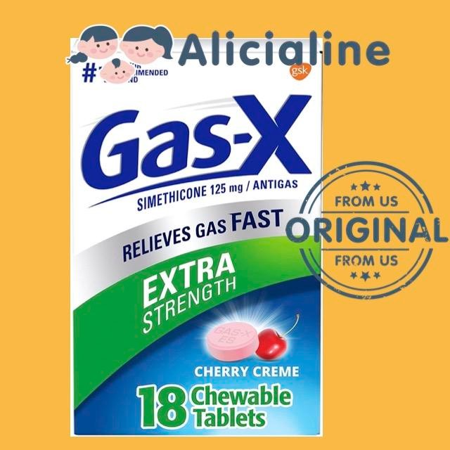 

Stok Baru Gas-X AntiGas 18 Chewable Tablets Cherry Creme Flavor
