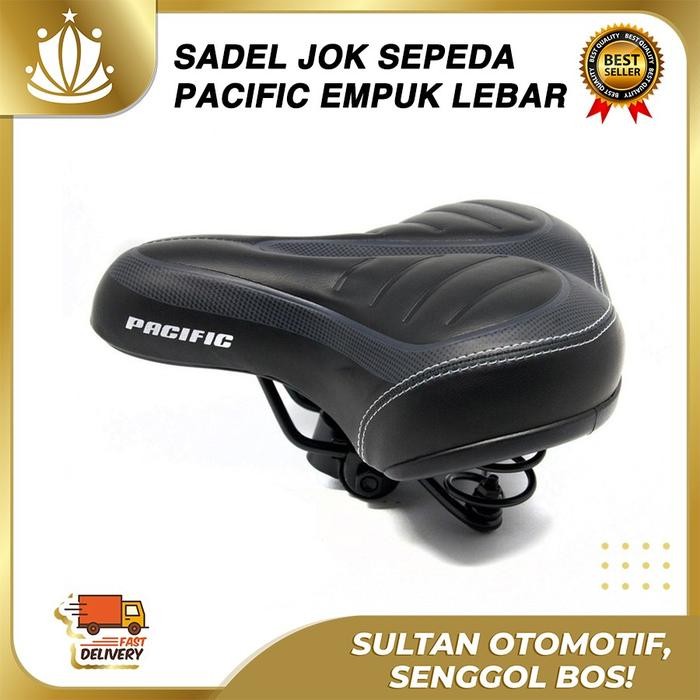 Pacific Active Sport - Jok Sadel Sepeda Lipat/Ctb/Mtb Original Lebar Kuat Dan Empuk