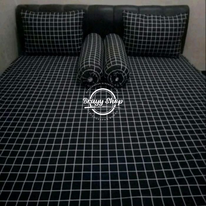Sarung Bantal Dan Guling Garis Kotak / sarung bantal tidur / sarung guling motif kotak garis
