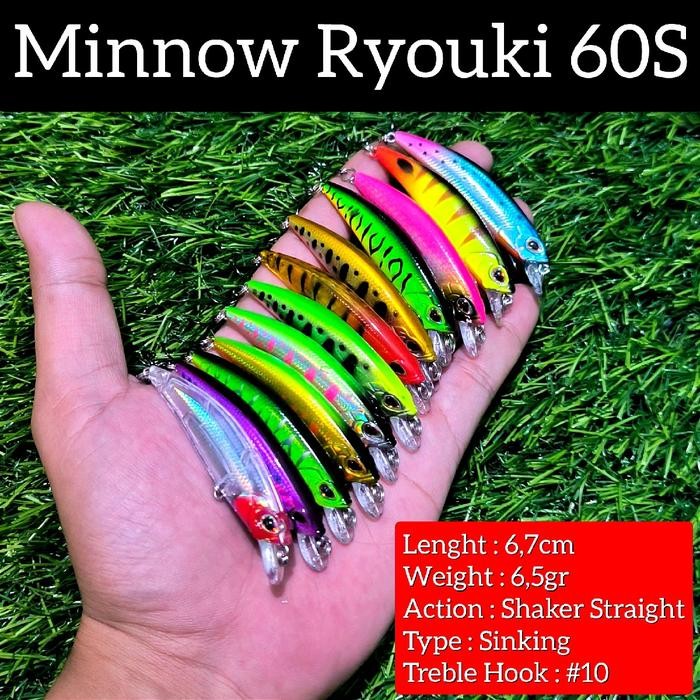 PJS Umpan Minnow Replika Duo Ryuki 60S