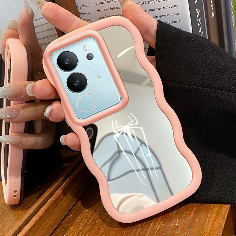 Casing Untuk VIVO V29 5G V29 Pro 5G Case Casing HP Pola bekas kaki dan laba-laba Kesing Kasing Macar