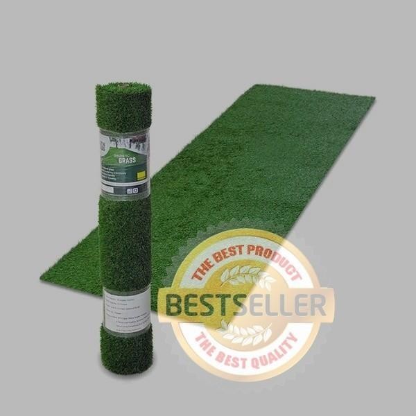 RUMPUT SINTETIS 20 MM 100 X 200 CM TIPE SWISS / JEPANG AMAN BUAT ANAK