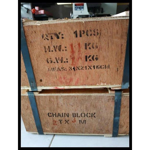 CHAIN BLOCK 2 TON 3 METER TAKEL KATROL KEREKAN 2 TON 3 METER