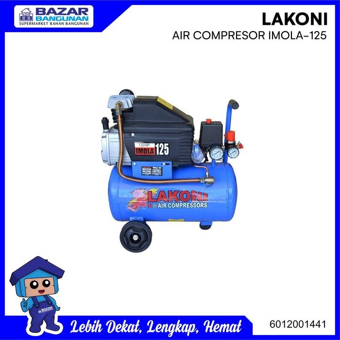 Lakoni - Kompresor / Compressor Angin Udara Listrik Imola 125 1 Hp 1Hp