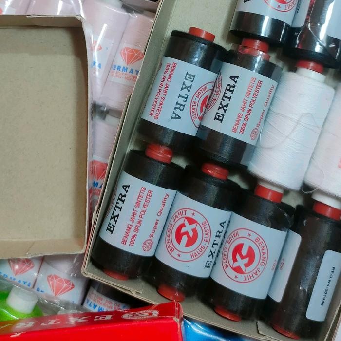 Benang jahit EKSTRA / Benang ronce / benang payet