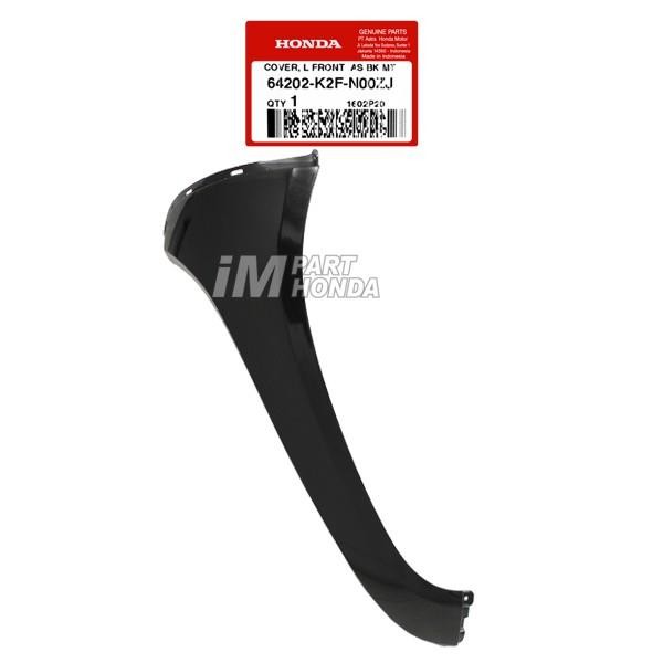 64202-K2F-N00ZJ Cover Sayap Kiri Scoopy eSP K2F Prestige Hitam Abu Abu